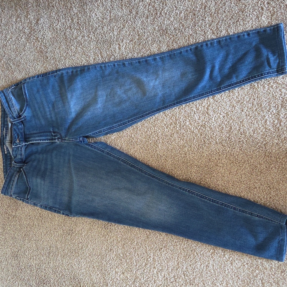 Old Navy High-Rise Super Skinny Jeans - Dark Blue